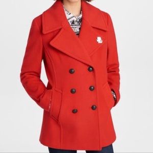 Karl Lagerfeld Paris Wool Blend Pea Coat